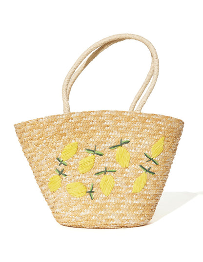 Bolsa de tela de limones naturales