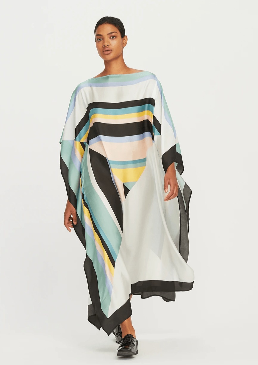 Bunter Kaftan mit Geometrie