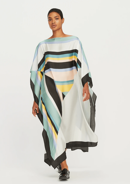 Bunter Kaftan mit Geometrie