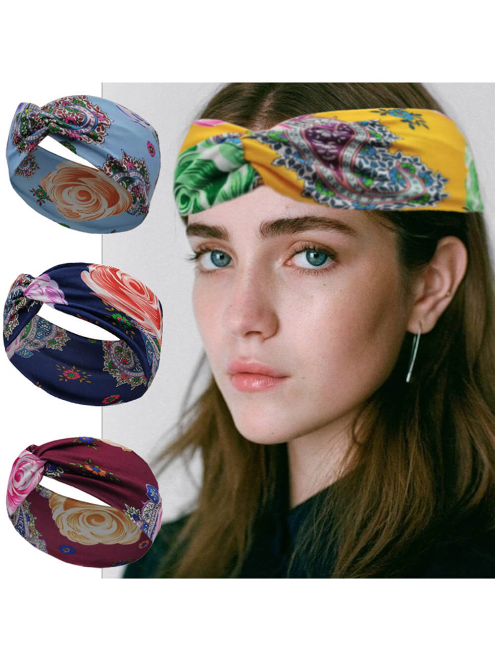 Bohemian Sport Print Hårband