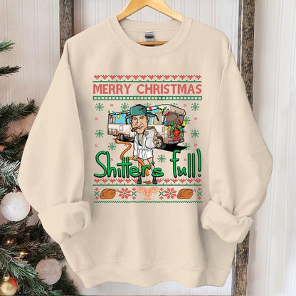 Merry Christmas Shitter Was Full Sweatshirt Hoodie