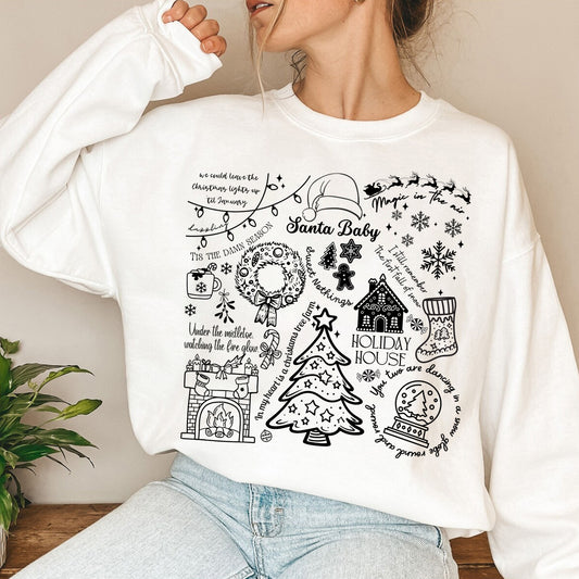 Christmas Lyrics Sweatshirt