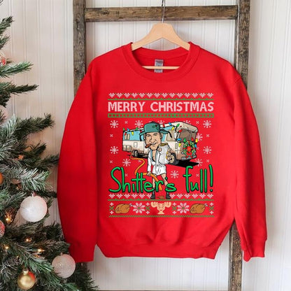 Merry Christmas Shitter Was Full Sweatshirt Hoodie