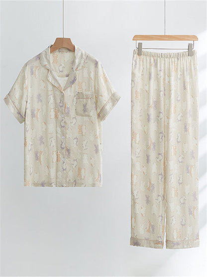 Bamboo Cotton Gauze Sleepwear Set