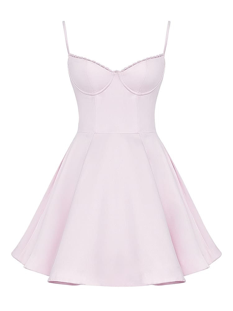 Miniabito ballerina in tulle rosa