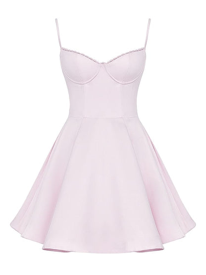 Miniabito ballerina in tulle rosa