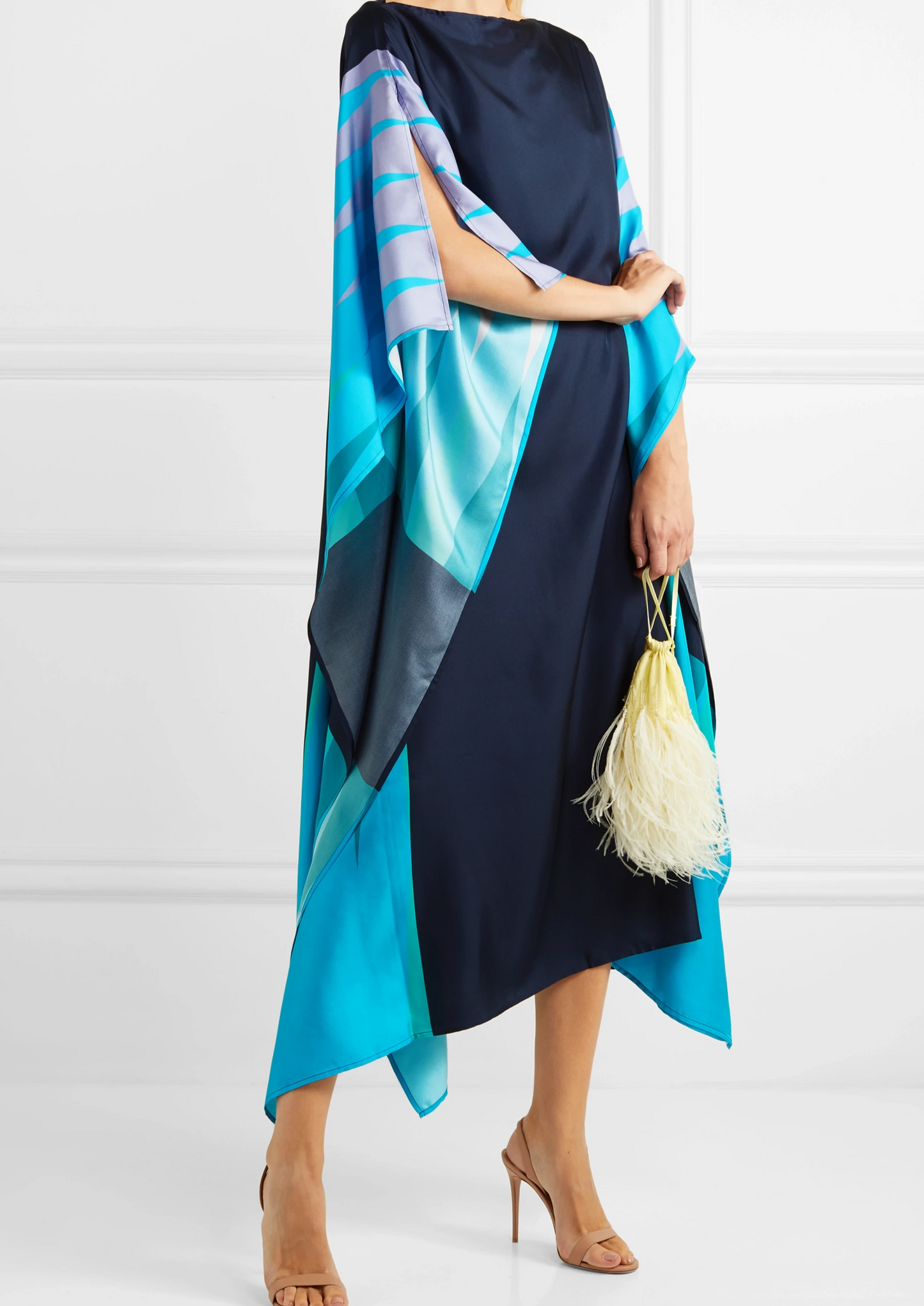 Sky Wings Crepe Kaftan