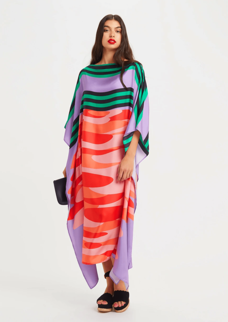 Caftan au style abstrait