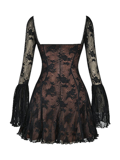 Vintage Lace Corset Dress