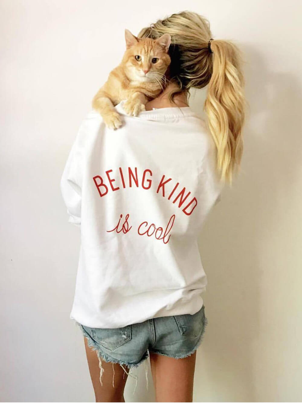 Being Kind Is Cool Sweatshirt