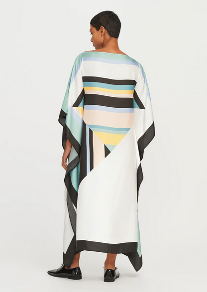 Bunter Kaftan mit Geometrie