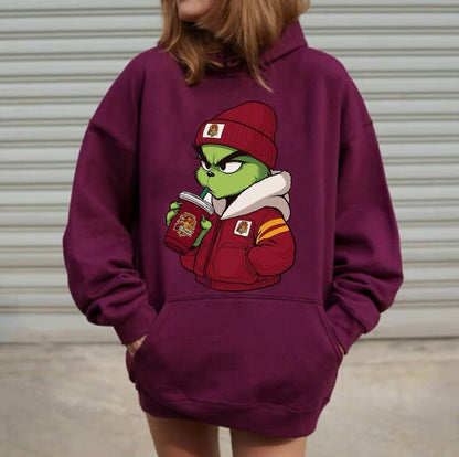 Christmas Movie Characters Drinking Sweatshirt