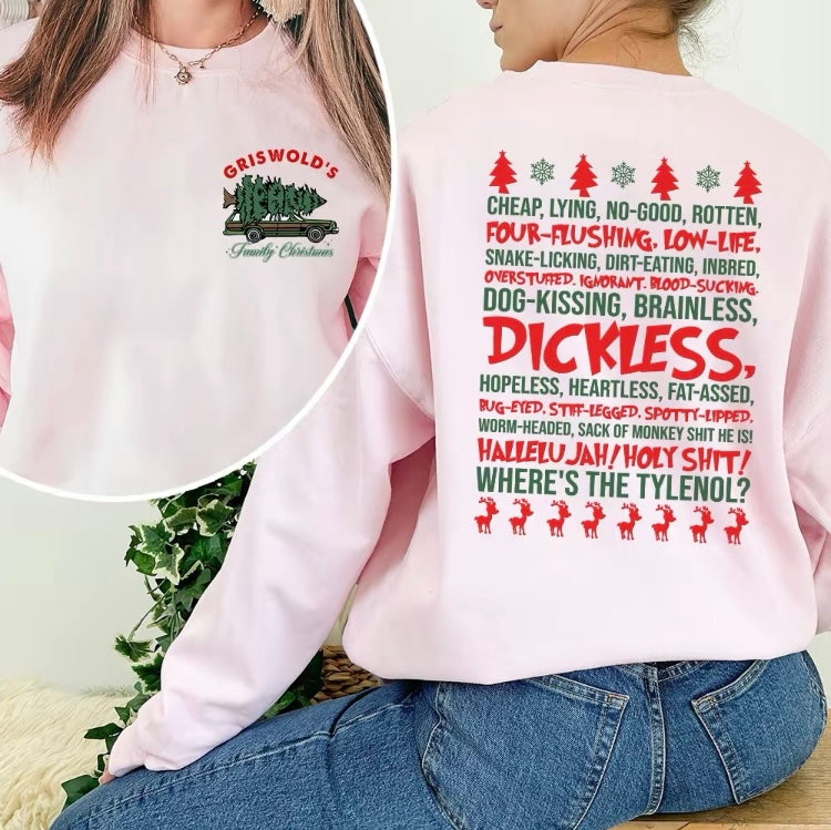 Sudadera Dickless de vacaciones navideñas de National Lampoon de Griswold