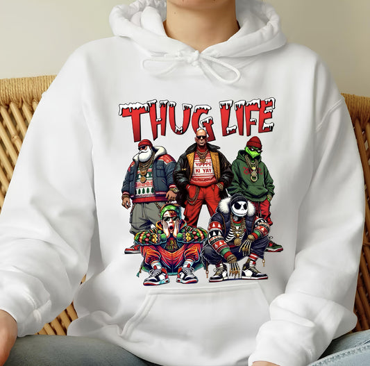 Sweat-shirt avec personnage du film Thug Life de Noël