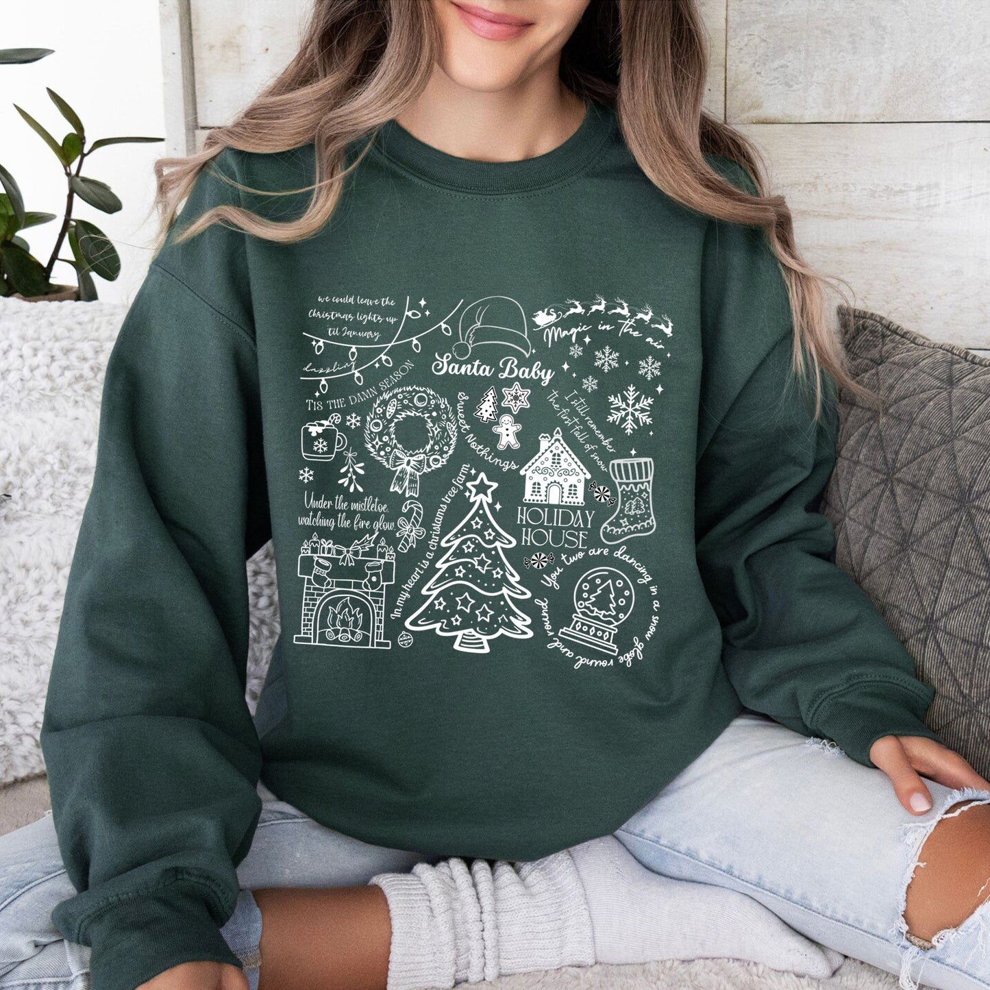 Christmas Lyrics Sweatshirt