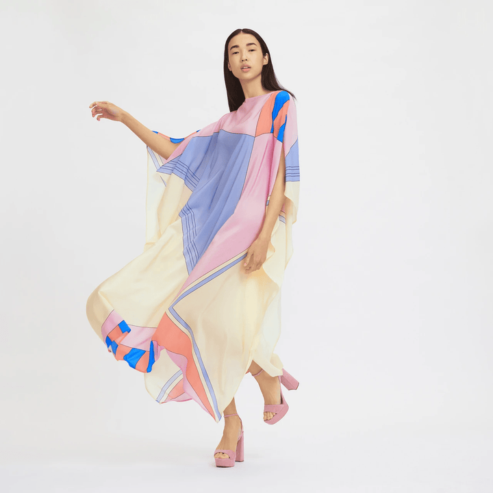 Abstrakter Kaftan für Damen