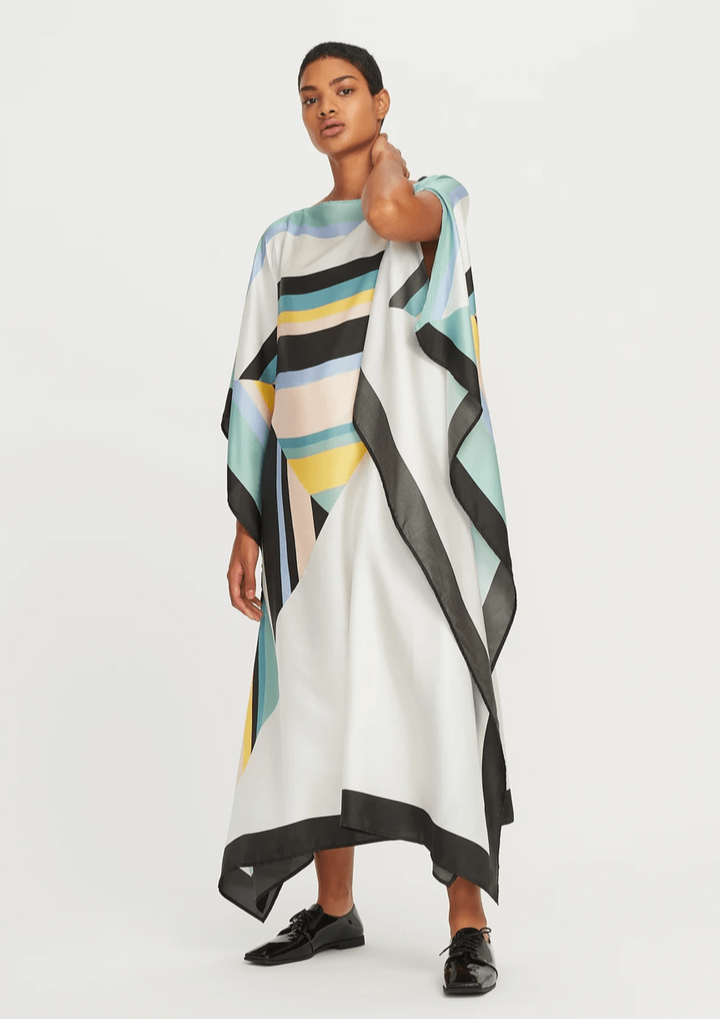 Färgglad geometri Kaftan