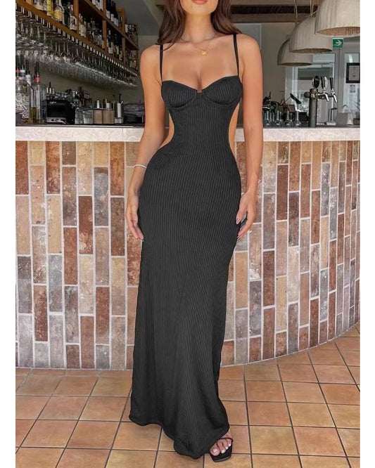 2024ss sexy Neckholderkleid