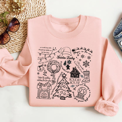 Christmas Lyrics Sweatshirt