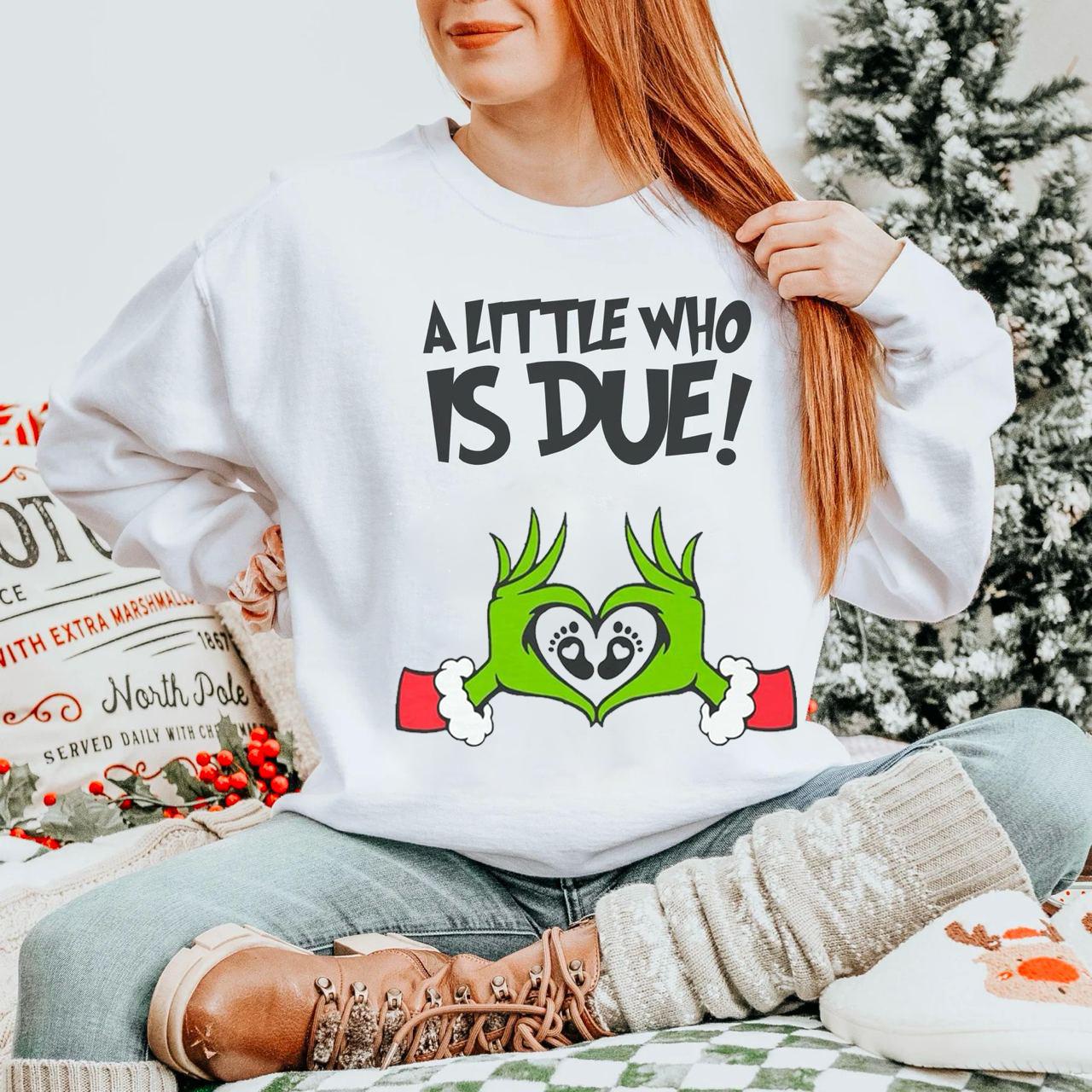 Sweat-shirt de grossesse de Noël