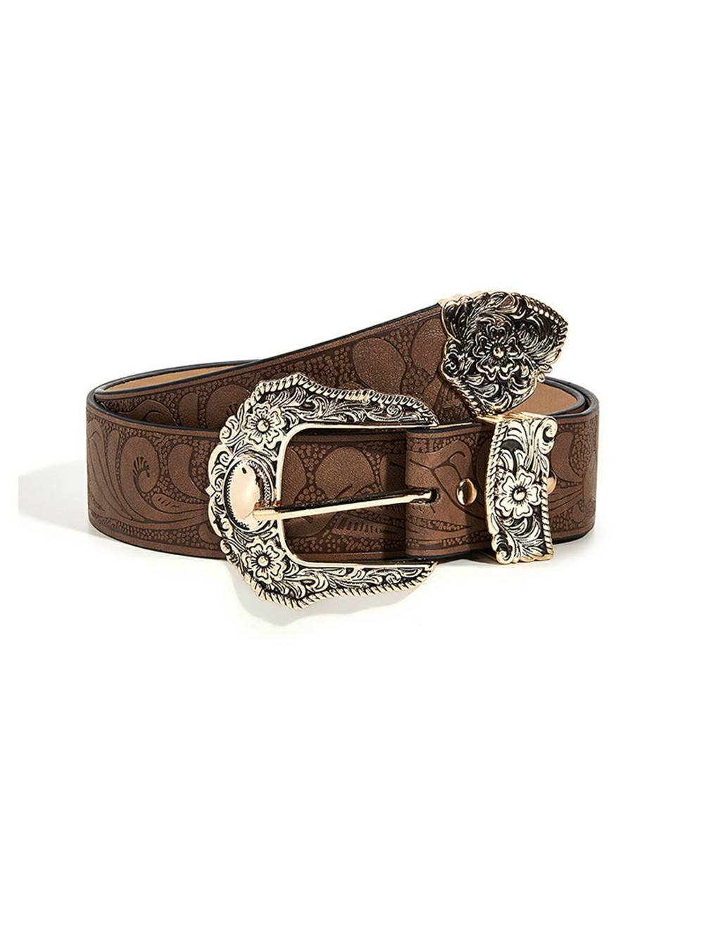 Filigree Embossed Belt