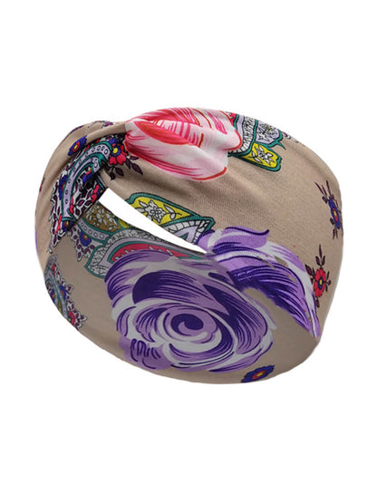 Diadema con estampado deportivo bohemio