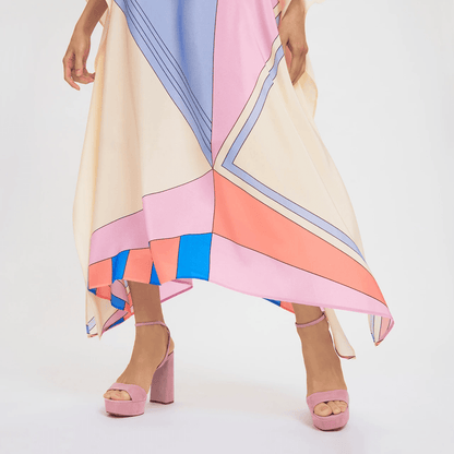 Women's Abstract Kaftan