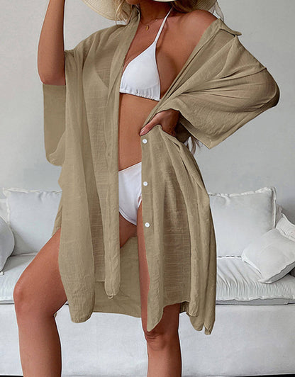 Πρόσθετα μεγέθη Casual Beach Cover Ups