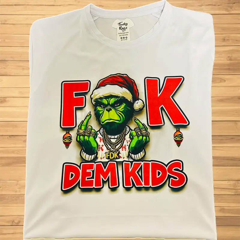 Christmas F Dem Kids Sweatshirt