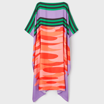 Kaftan With Abstract Flair