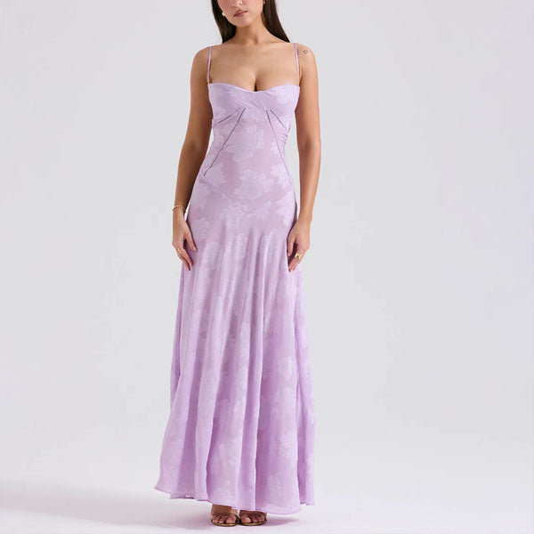 Asara Tie Back Flow Maxi Dress