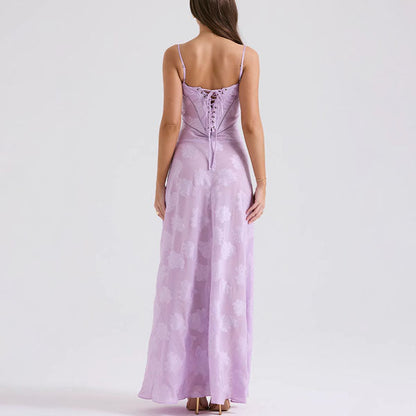 Asara Tie Back Flow Maxi Dress