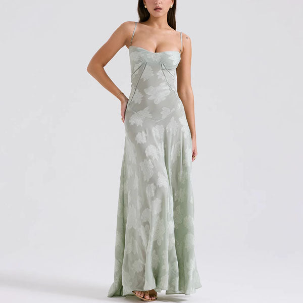 Asara Tie Back Flow Maxi Dress