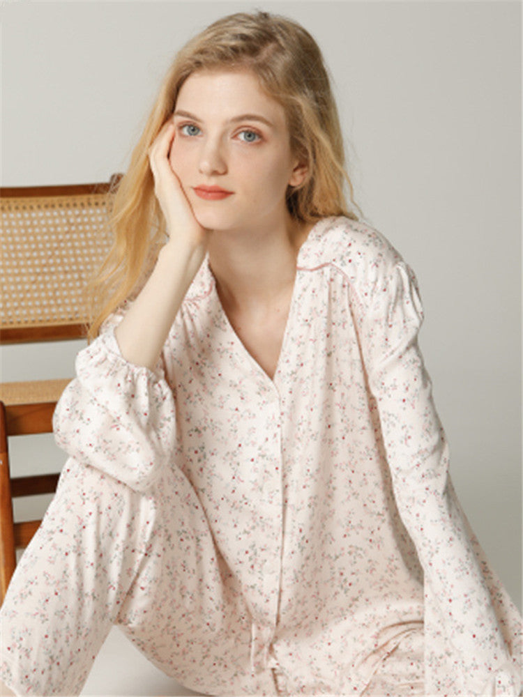 Petite Floral Satin Sleepwear rinkinys