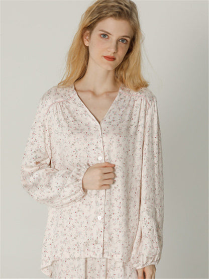 Petite Floral Satin Sleepwear rinkinys