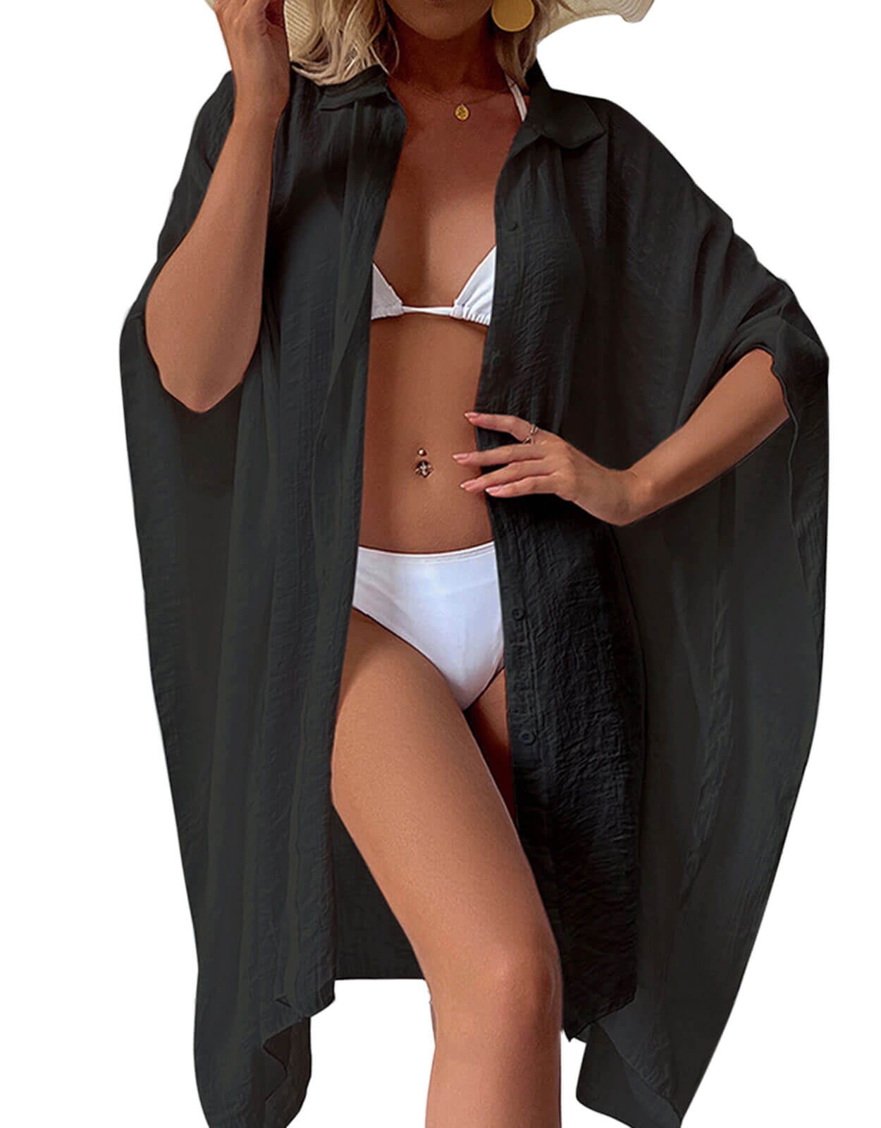 Plus Size Casual Beach Cover Ups