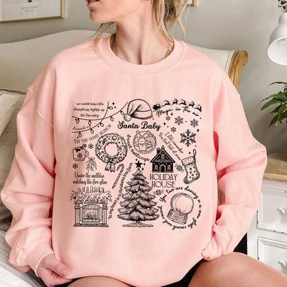 Christmas Lyrics Sweatshirt