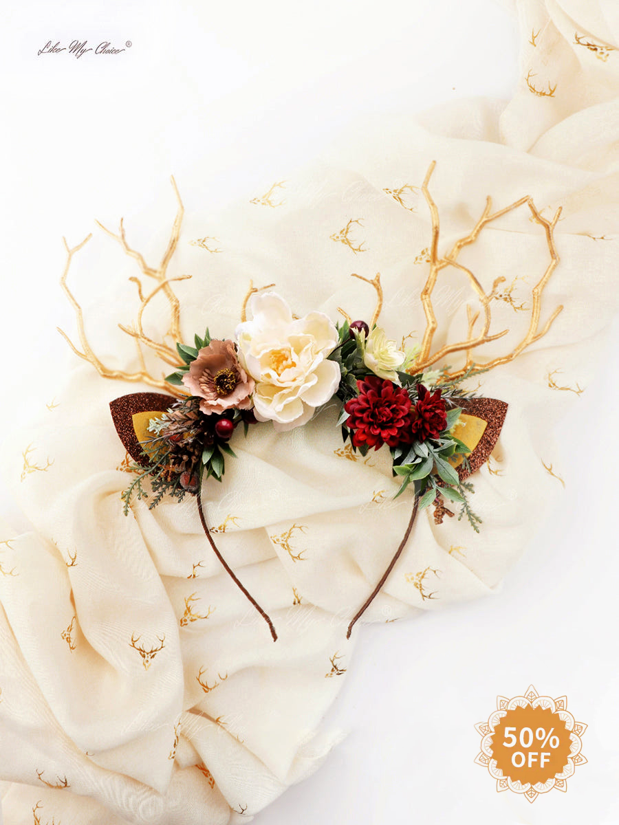 Faun Deer Antler Christams Reindeer Headband | LikeMyChoice