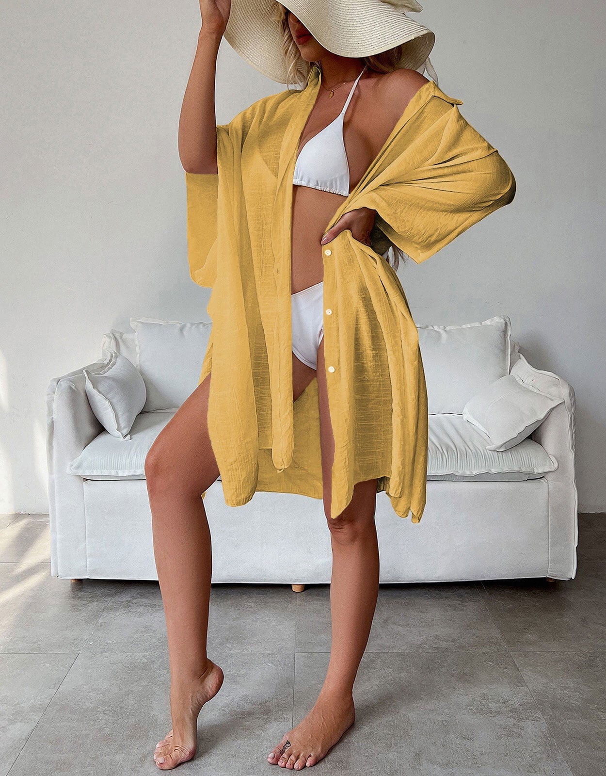 Plus Size Casual Beach Cover Ups