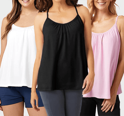 Locker sitzendes Tanktop mit integriertem BH