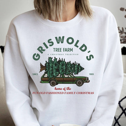 Sweat-shirt de Noël Griswold vintage, Sweat-shirt de Noël, Crewneck de Noël, Vacances de Noël, Sweat-shirt de sable