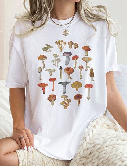 Goblincore Mushroom Basic Tee