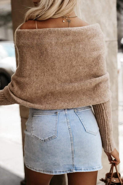 Women Should Wear Knitted Long-sleeved Sweaters In Autumn