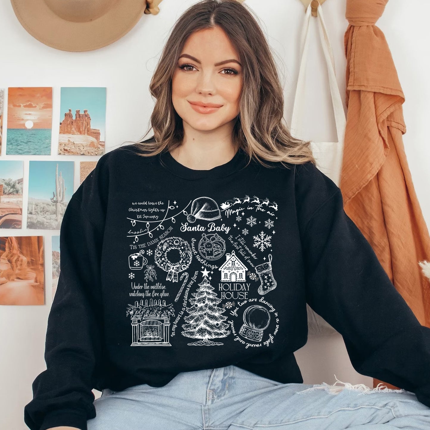 Christmas Lyrics Sweatshirt