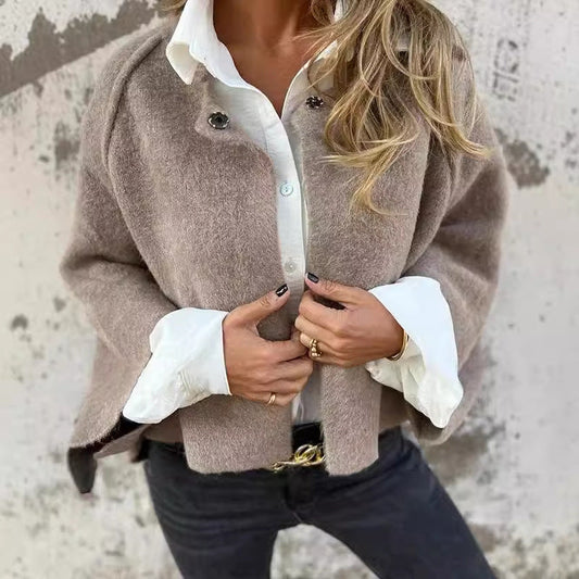 Flare Sleeve Fashion Short Coat