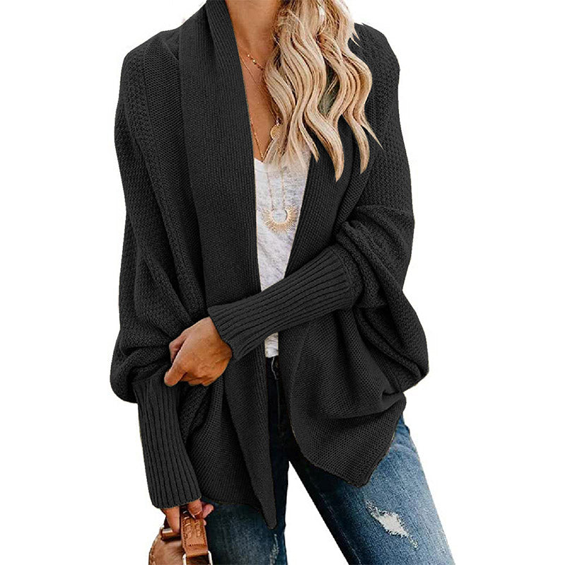 💕WOMEN'S BATWING CABLE KNITTED SLOUCHY OVERSIZED CARDIGAN SWEATER