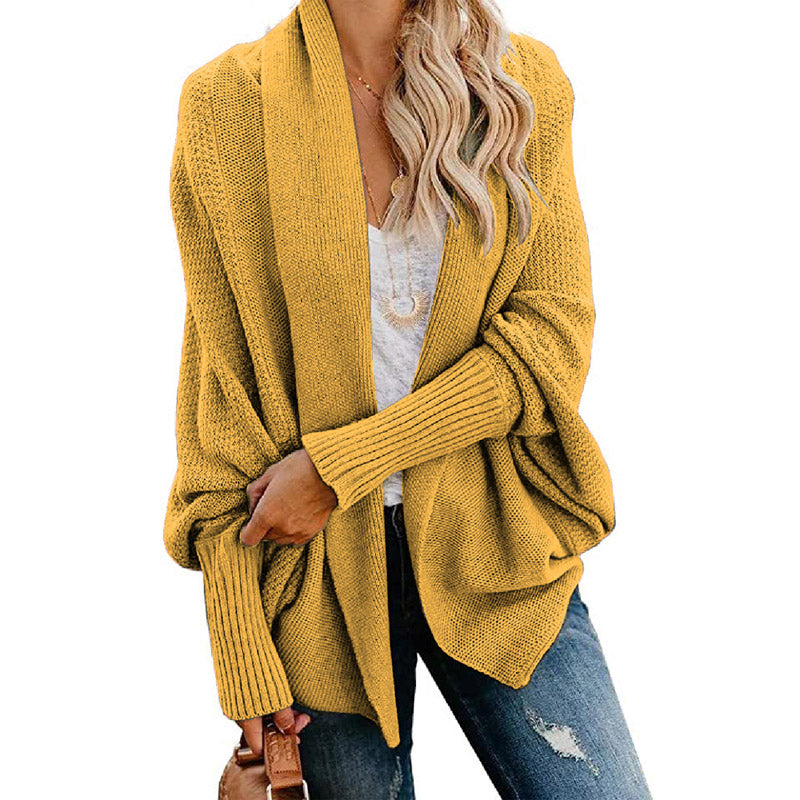 💕WOMEN'S BATWING CABLE KNITTED SLOUCHY OVERSIZED CARDIGAN SWEATER