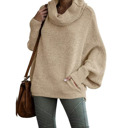 💕Women's Batwing Cowl Neck Sweater with Pocket